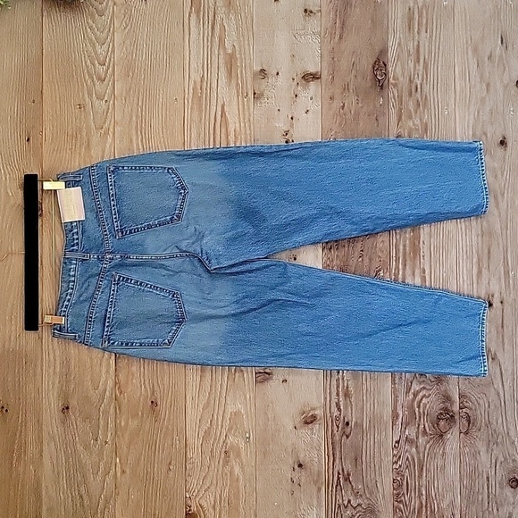 MOTHER Size 30 High Waist Double Stack Ankle Straight Jeans Delicious Memories - Picture 4 of 9